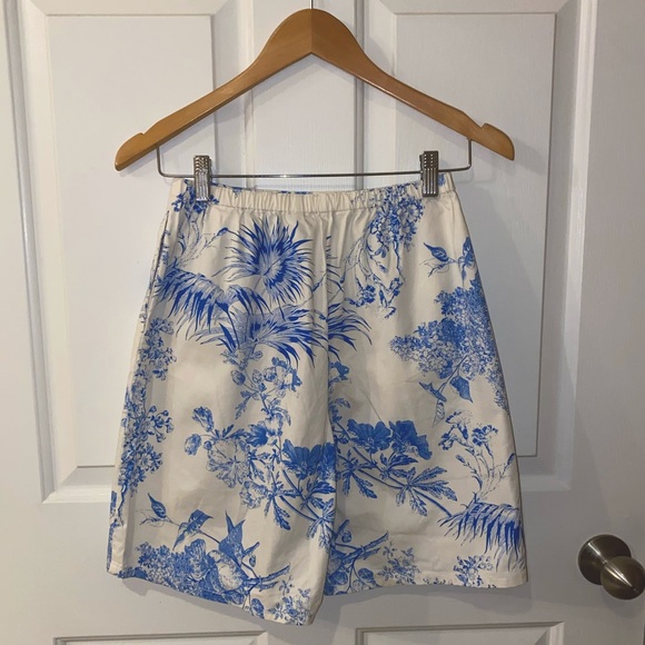 Floral Wrap Skort with Pockets - Picture 2 of 5
